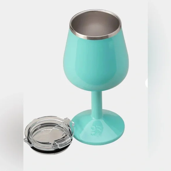 ORCA Vino Seafoam 15oz Insulated Stainless Steel Wine Cup w/lid - Picture 4 of 4